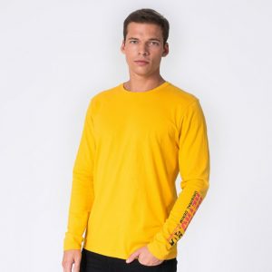 Retro hosszú ujjú póló MADS L.S.TOP YELLOW 11P045 L13B076 L