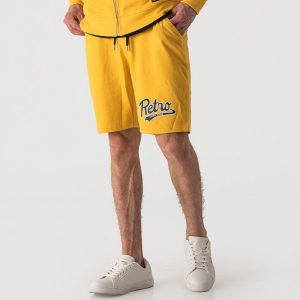 Retro short BARBOSSA SHORTS JOGGING BOTTOM YELLOW