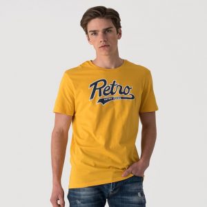 Retro póló BARBOSSA T-SHIRT YELLOW