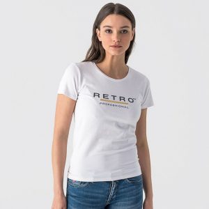 Retro póló JONNA T-SHIRT WHITE