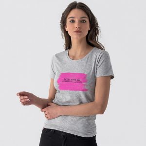 Retro póló HETA T-SHIRT GREY MELANGE