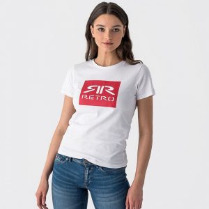 Retro póló RANI T-SHIRT WHITE
