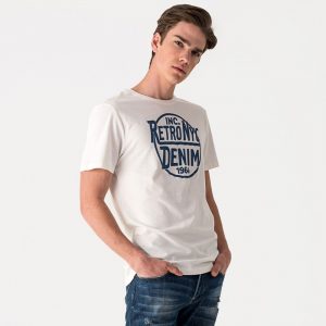 Retro póló DEVIL T-SHIRT WHITE