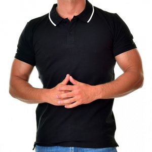 Retro póló ROYAL POLO POLO BLACK