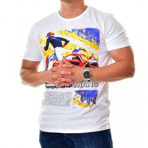 Retro póló MILES T-SHIRT WHITE