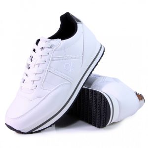 Benetton cipõ WHITE/SILVER
