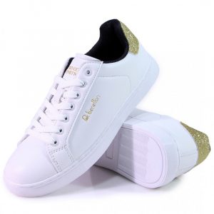 Benetton cipõ WHITE/GOLD