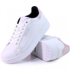 Benetton cipõ WHITE/PINK