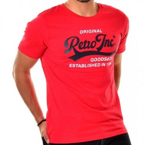 Retro póló CHAMPION T-SHIRT RED