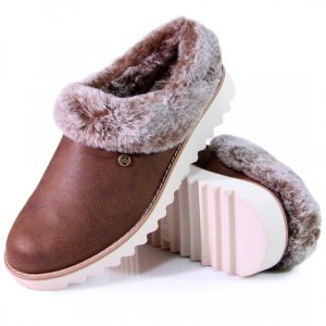 Skechers zártpapucs MOUNTAIN KISS WINTER ROCK