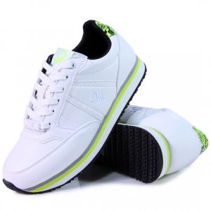 Benetton cipõ WHITE/YELLOW