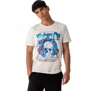 Retro póló KNIGHTRIDER T-SHIRT WHITE