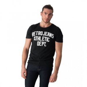 Retro póló ICON T-SHIRT BLACK