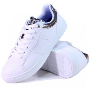 Benetton cipõ WHITE/SILVER