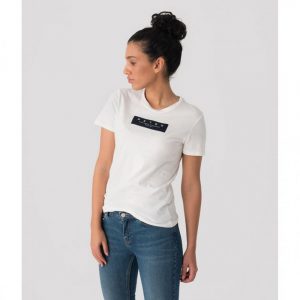 Retro póló PEONY T-SHIRT WHITE