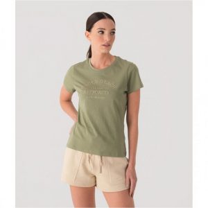 Retro póló MORNING GLORY T-SHIRT KHAKI
