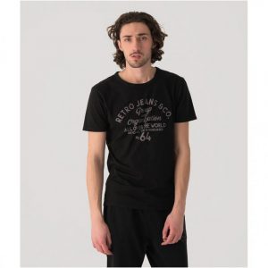 Retro póló ROSENBLATT T-SHIRT BLACK