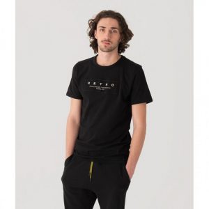 Retro póló SEOUL T-SHIRT BLACK