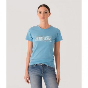 Retro póló SUNFLOWER T-SHIRT BLUE