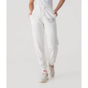 Retro nadrág GERANIUM PANTS JOGGING BOTTOM WHITE