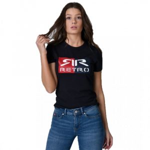 Retro póló NATALIA OUT T-SHIRT BLACK