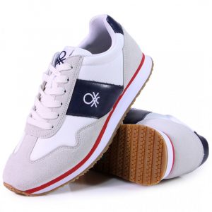 Benetton cipõ WHITE/NAVY