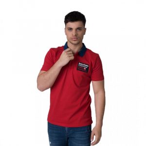 Retro póló FLINT POLO OUT POLO RED