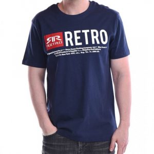 Retro póló BRODIE OUT T-SHIRT BLUE