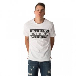 Retro póló KIAN OUT T-SHIRT WHITE