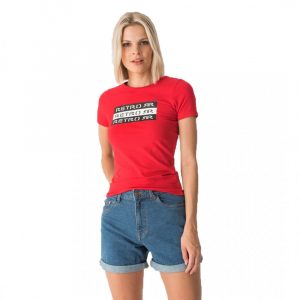 Retro póló NORA OUT T-SHIRT RED