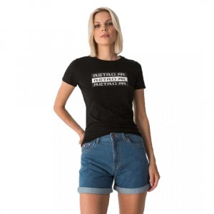 Retro póló NORA OUT T-SHIRT BLACK