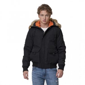 Retro kabát CADE JACKET BLACK