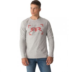 Retro hosszú ujjú póló MERAMEC LONG SLEEVE L.S.TOP GREY MELANGE
