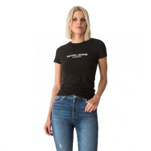 Retro póló SALT LAKE T-SHIRT BLACK