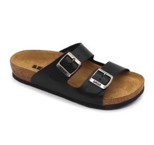 4723 LEON Comfort férfi bõr papucs