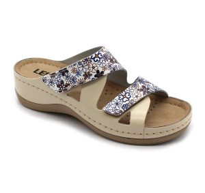 906C LEON Comfort nõi bõr papucs