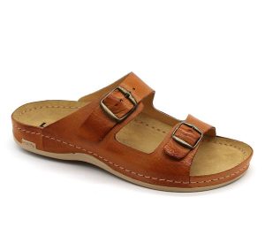 703 LEON Comfort férfi bõr papucs