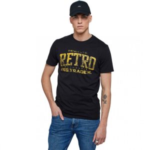 Retro póló MATUPI T-SHIRT BLACK