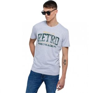 Retro póló MATUPI T-SHIRT GREY MELANGE