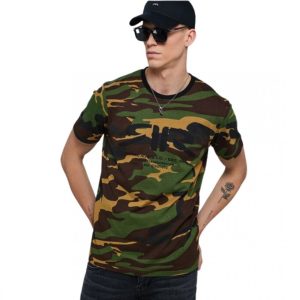 Retro póló THURSO T-SHIRT CAMOUFLAGE