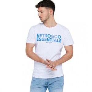 Retro póló BOSTON T-SHIRT WHITE