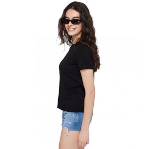 Retro póló AUGUSTA TUNIC T-SHIRT BLACK
