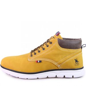 US Grand Polo bokacsizma TAN/YELLOW