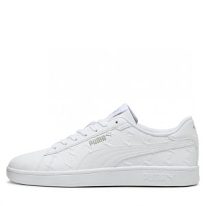 Puma cipõ SMASH 3.0 SUPERLOGO WHITE-SMOK