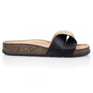 Batz papucs PRETTYDAY GOLD BLACK